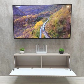 Тумба подвесная под ТВ LINES MTV4-MA 1150 Бежевый (Леда-М 10.1.5) в Лысьве - lysva.mebel24.online | фото 3