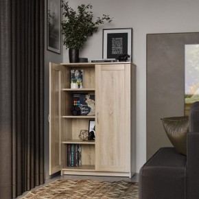 Тумба СИРИУС двухдверная высокая, цвет Дуб Сонома в Лысьве - lysva.mebel24.online | фото 4