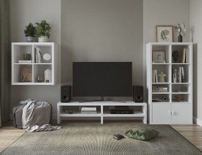 ТВ-тумба Энкель ТВ16, тамбурат, цвет белый в Лысьве - lysva.mebel24.online | фото 4