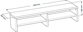 ТВ-тумба Энкель ТВ16, тамбурат, цвет дуб беленый в Лысьве - lysva.mebel24.online | фото 3