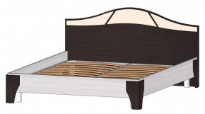 ВЕРОНА Кровать 1600 с основанием (Венге/Анкор светлый) в Лысьве - lysva.mebel24.online | фото