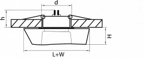 Встраиваемый светильник Lightstar Flutto 006430 в Лысьве - lysva.mebel24.online | фото 3